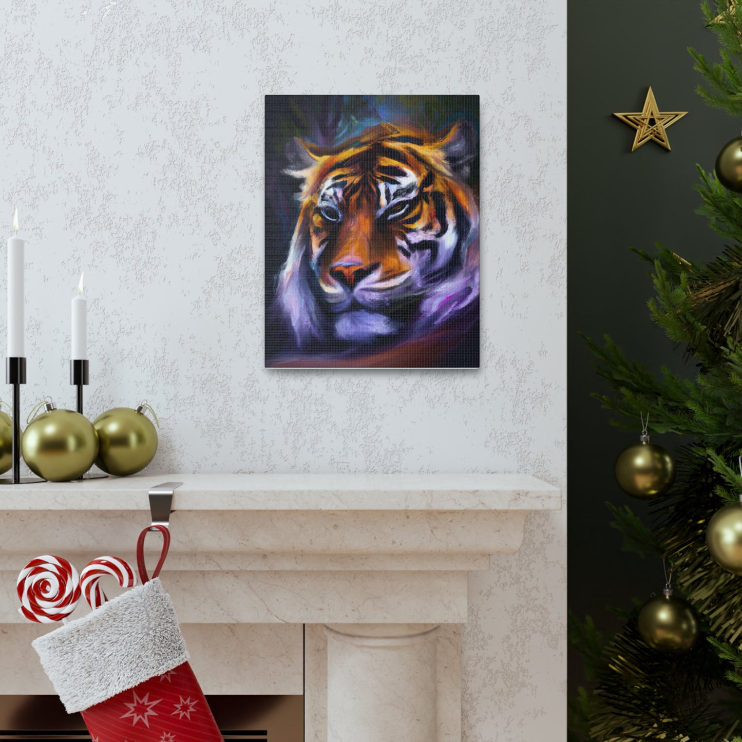 Fierce Tiger! - Canvas