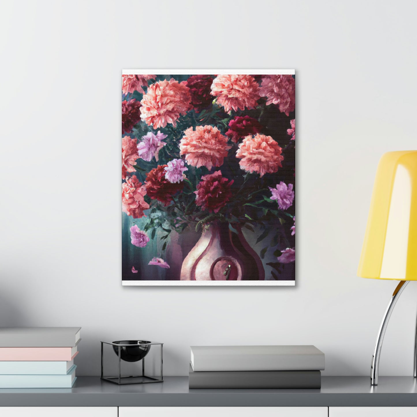 "Flower Vase Bliss." - Canvas