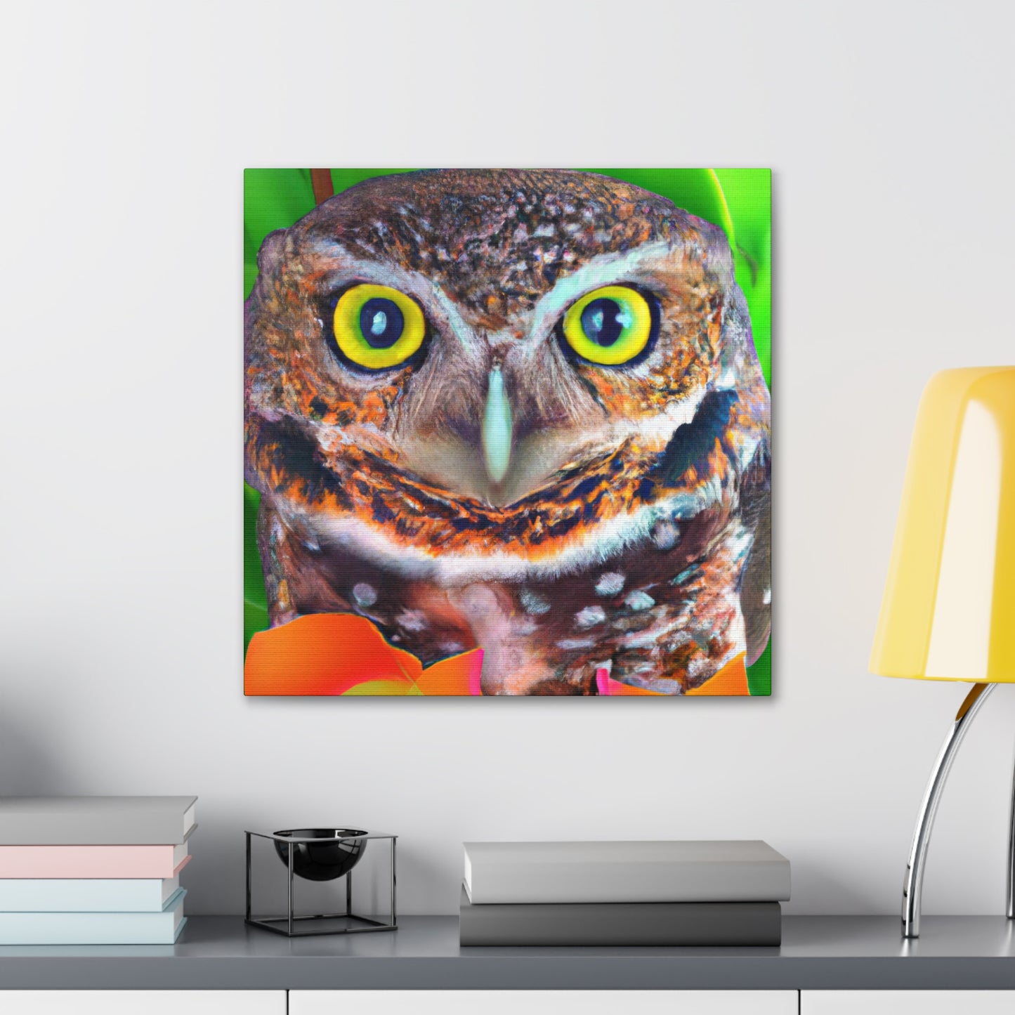 Owl Splendor. - Canvas