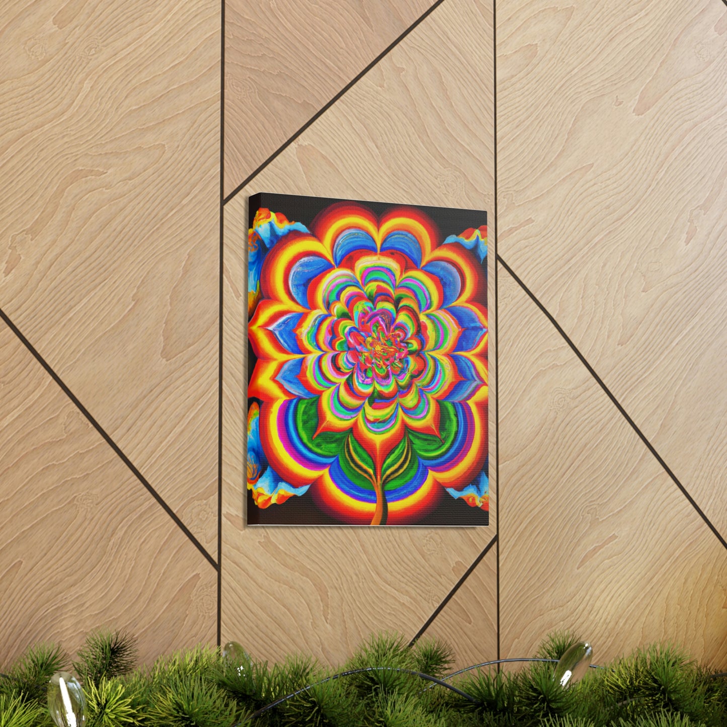 "Vibrant Blooms" - Canvas