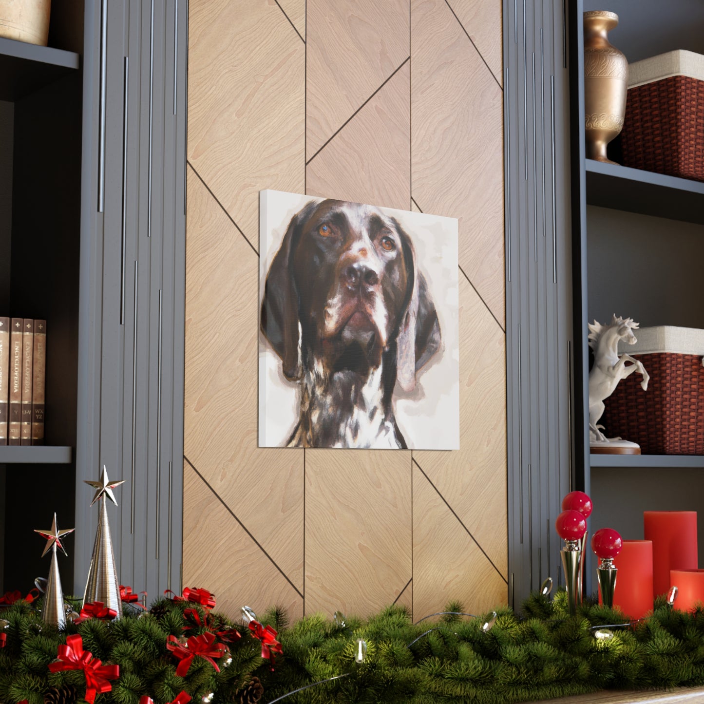 "Pointer Perfection" - Canvas