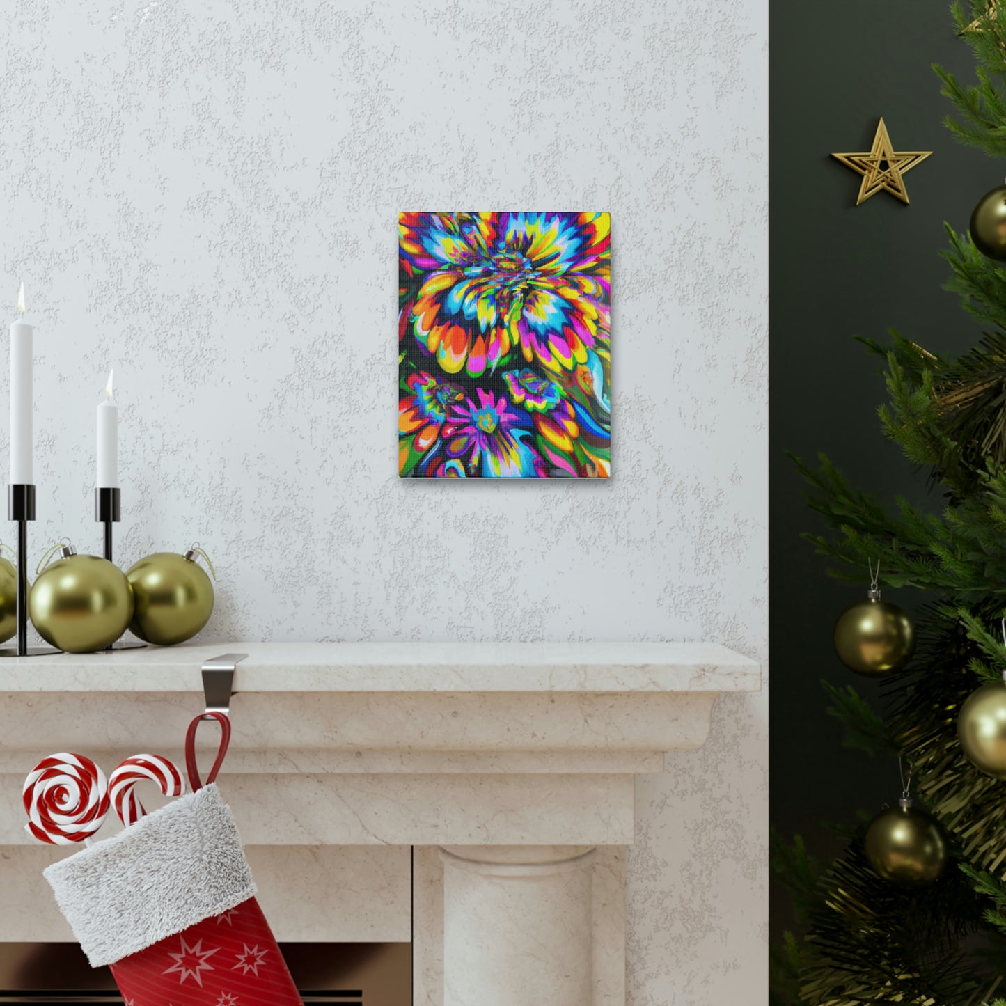 Joyful Bloom. - Canvas