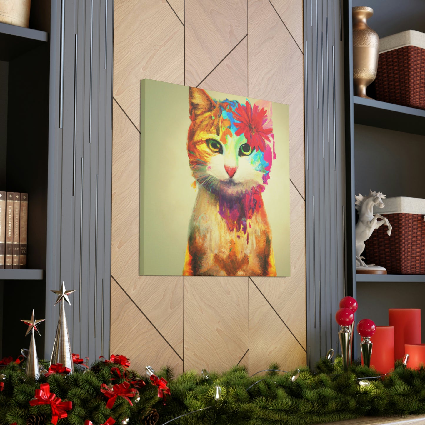 Flower Cat - Canvas