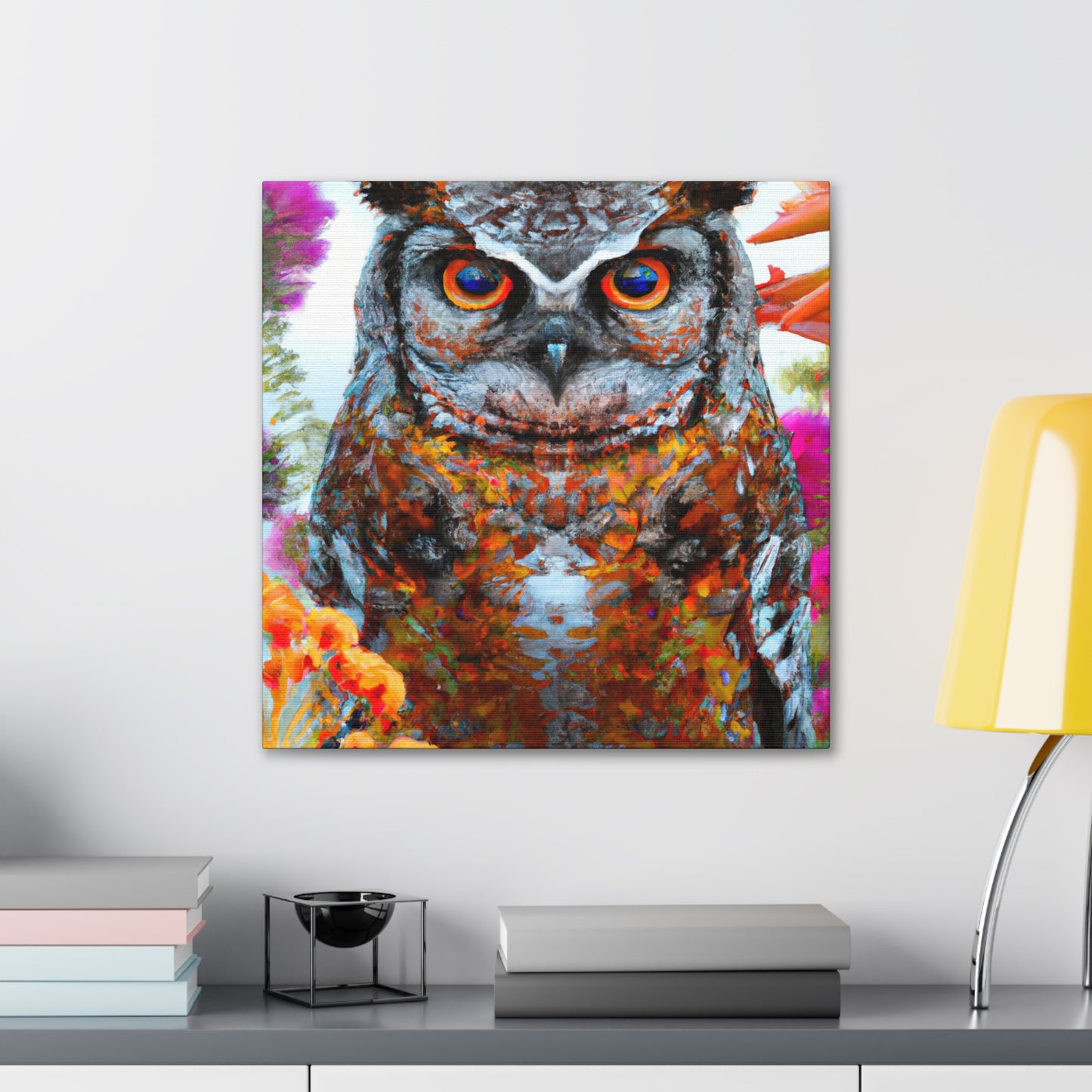 Owl's Splendor. - Canvas