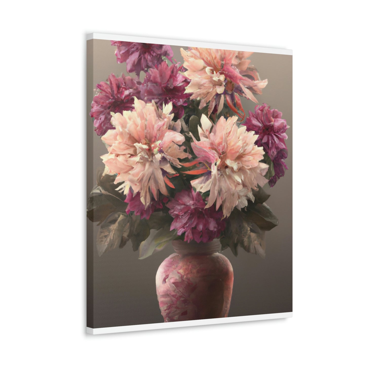 "Floral Finesse Art" - Canvas