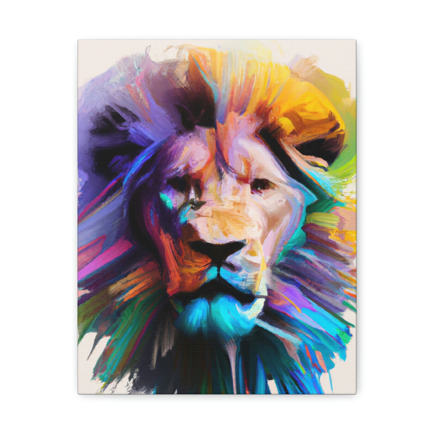 Vibrant Roar. - Canvas