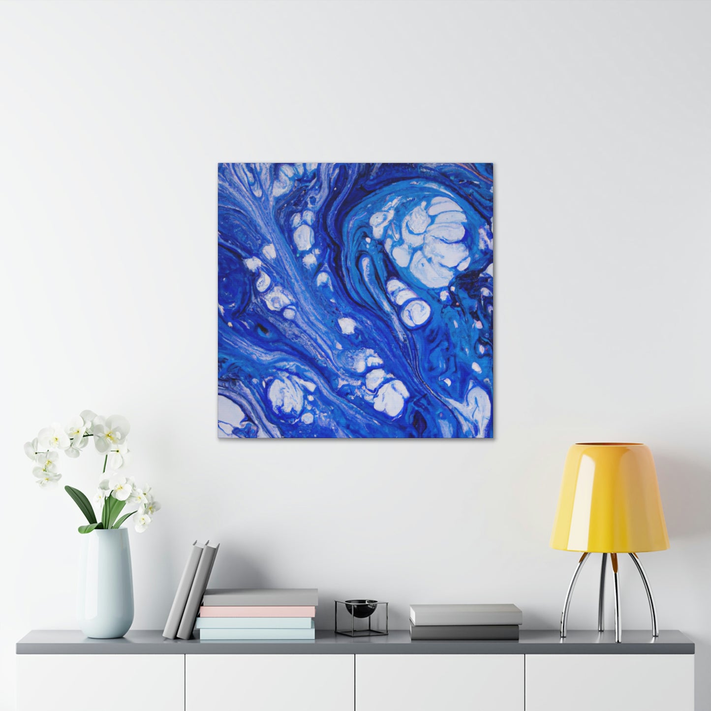 Blue Oasis. - Canvas