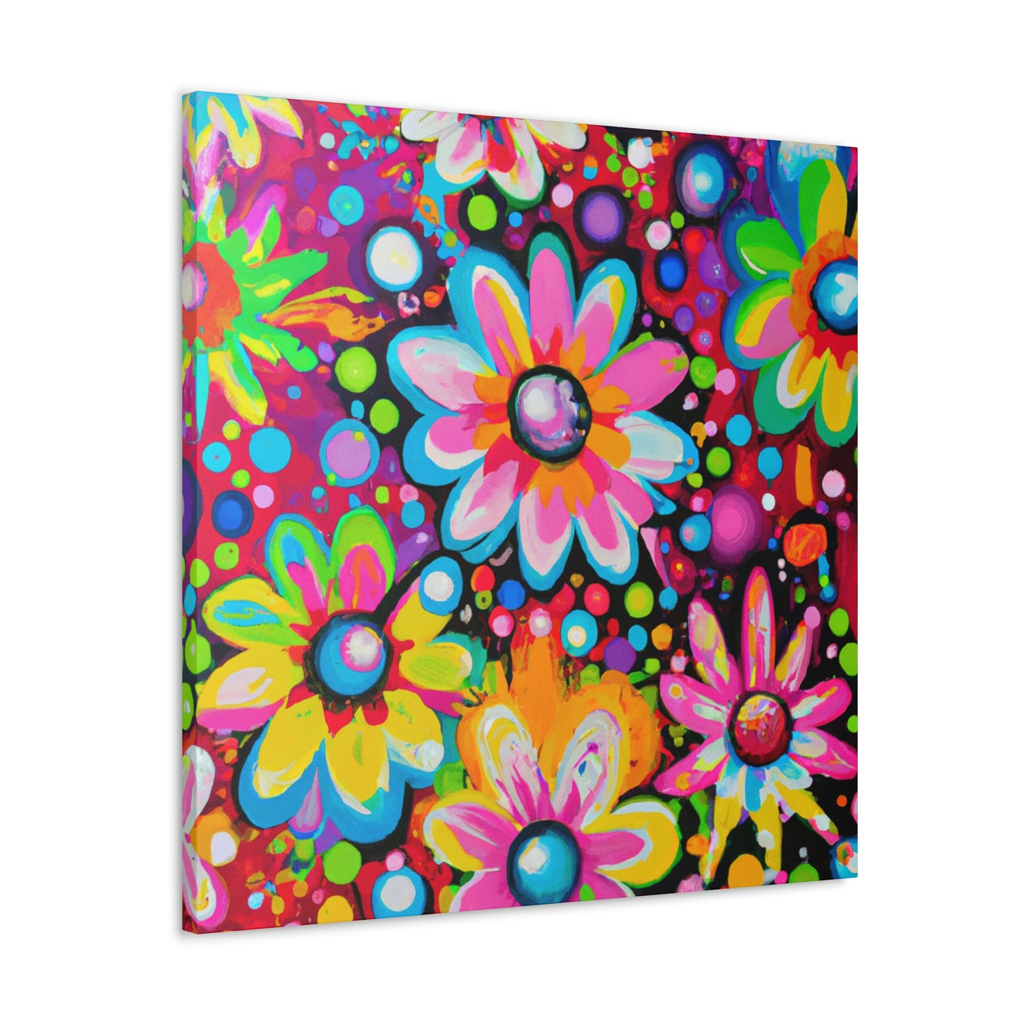 Vibrant Bloom. - Canvas