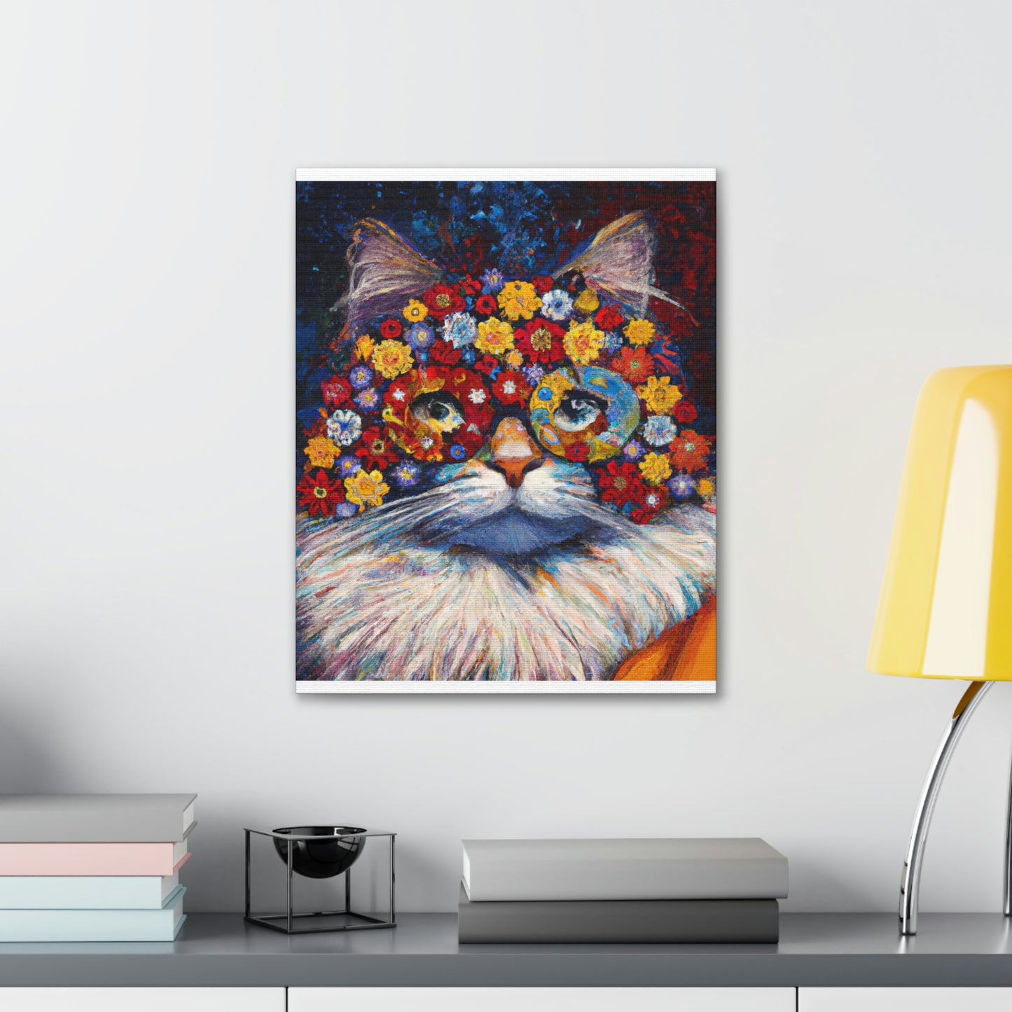 "Feline Vibrance" - Canvas