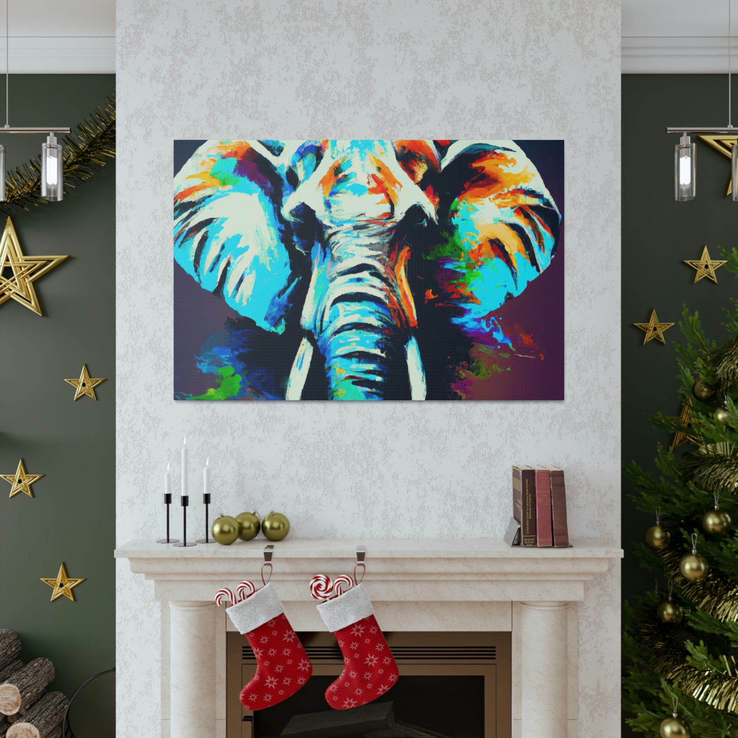 Rainbow Trunk. - Canvas