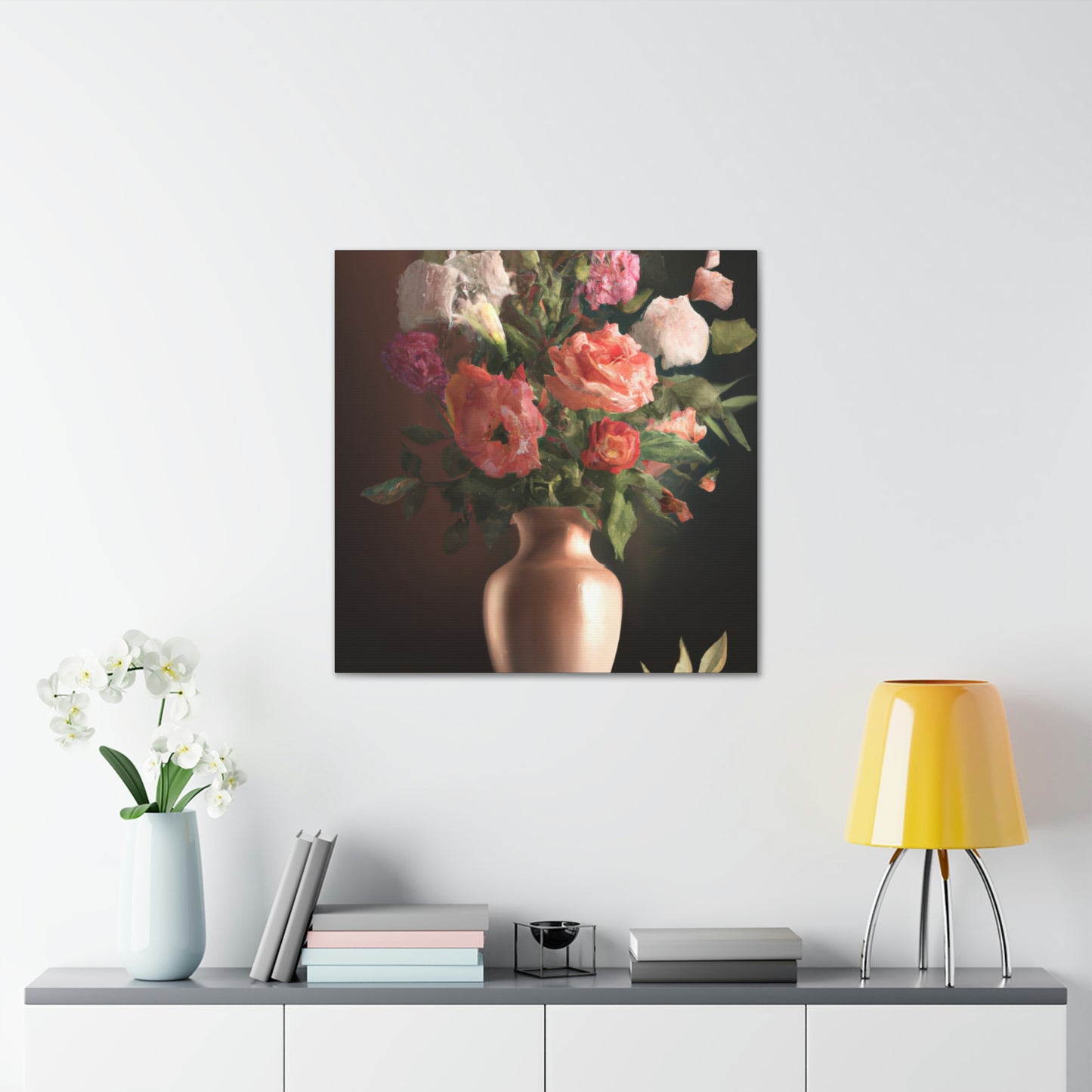 "Floral Finery Wonderland" - Canvas