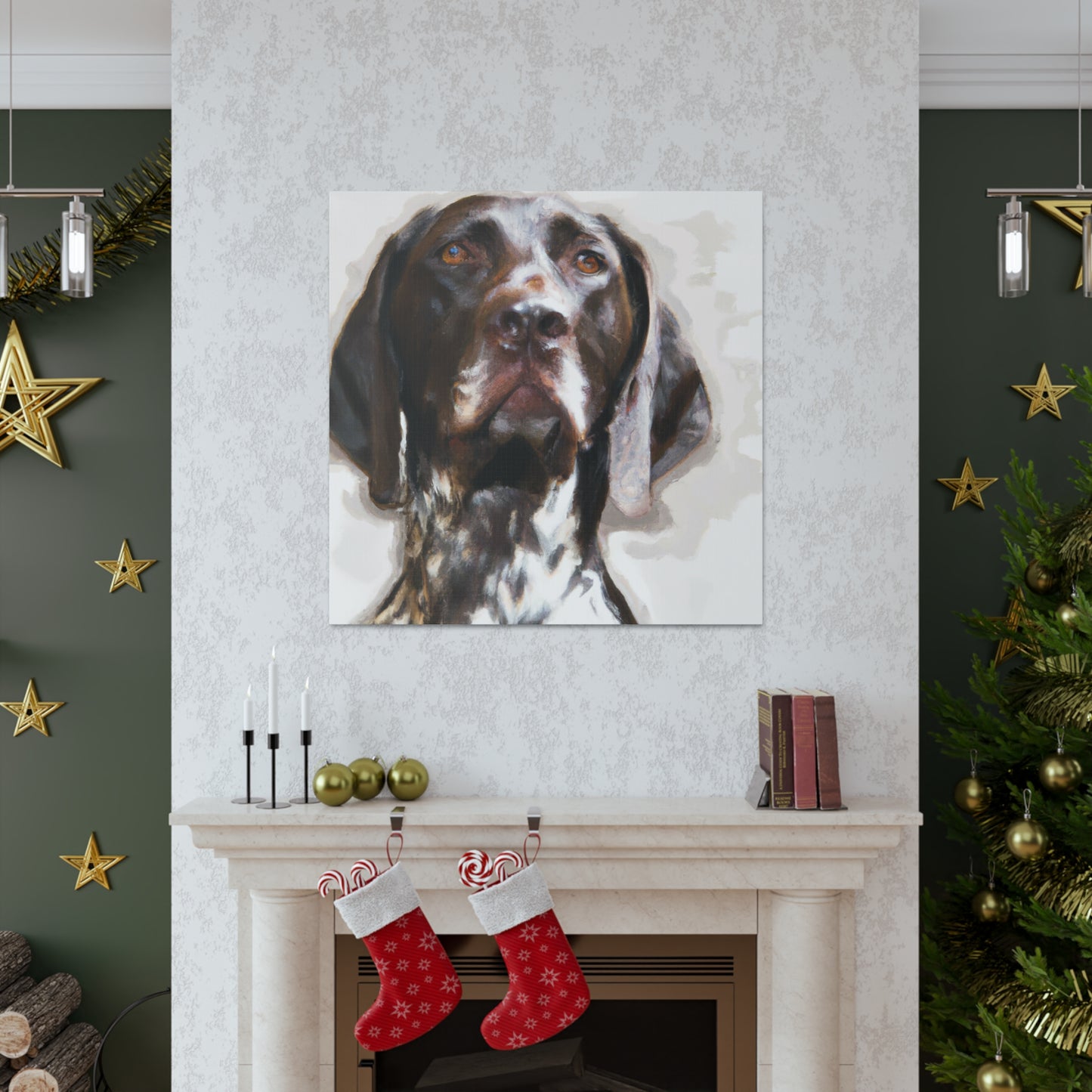 "Pointer Perfection" - Canvas