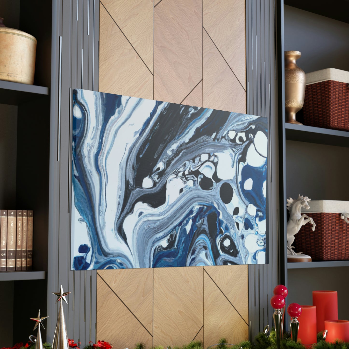 Blue Reflection. - Canvas