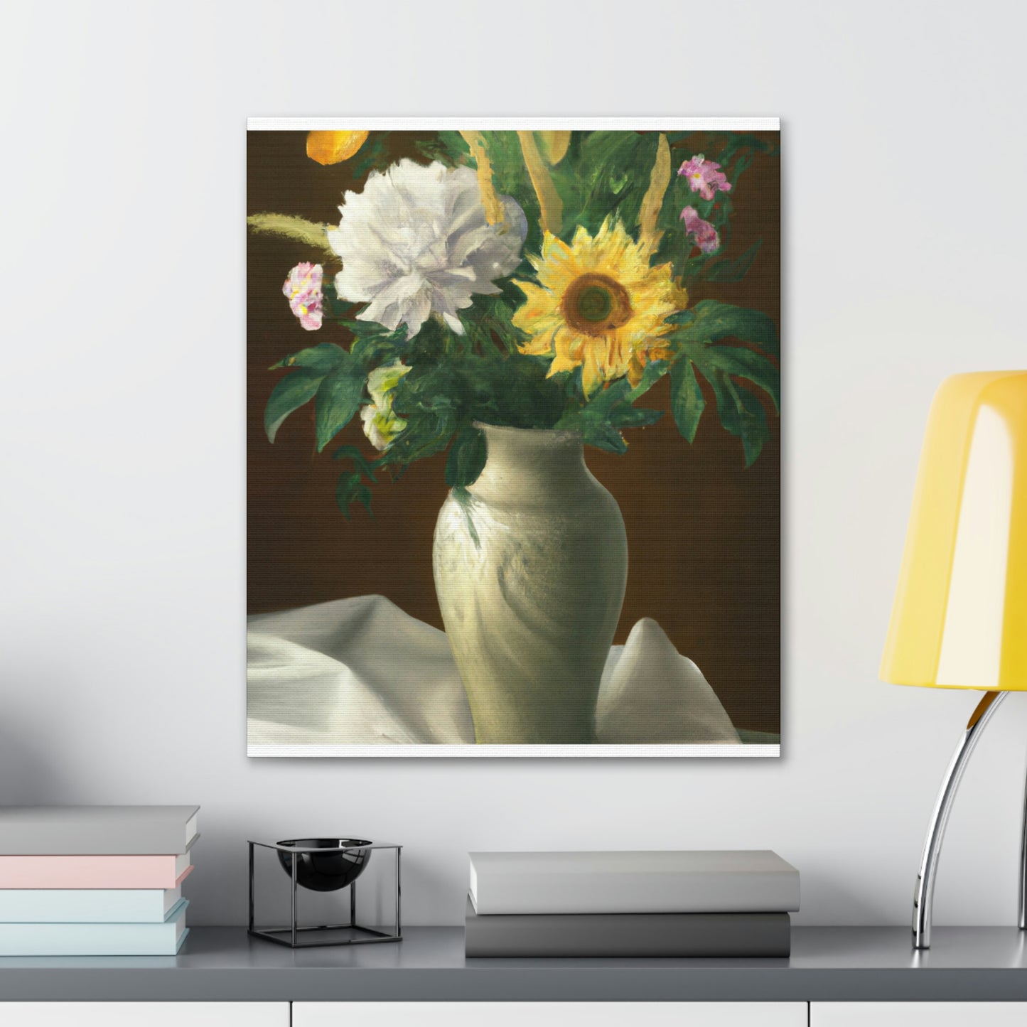 Floral Essence Glow. - Canvas