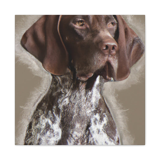 Pointer Posh. - Canvas