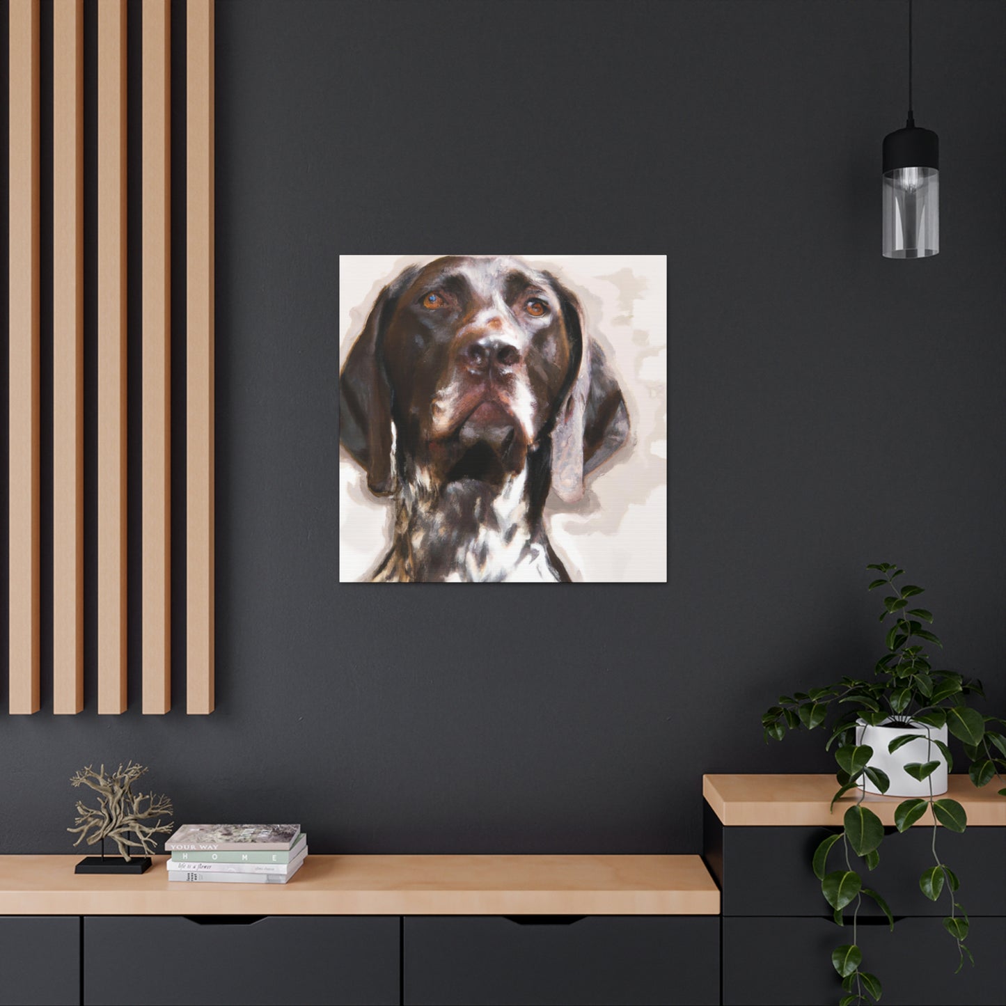 "Pointer Perfection" - Canvas