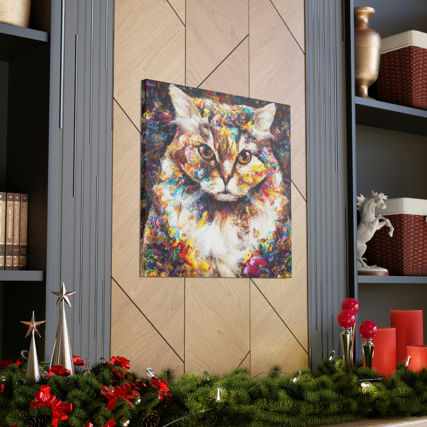 Flower Cat - Canvas