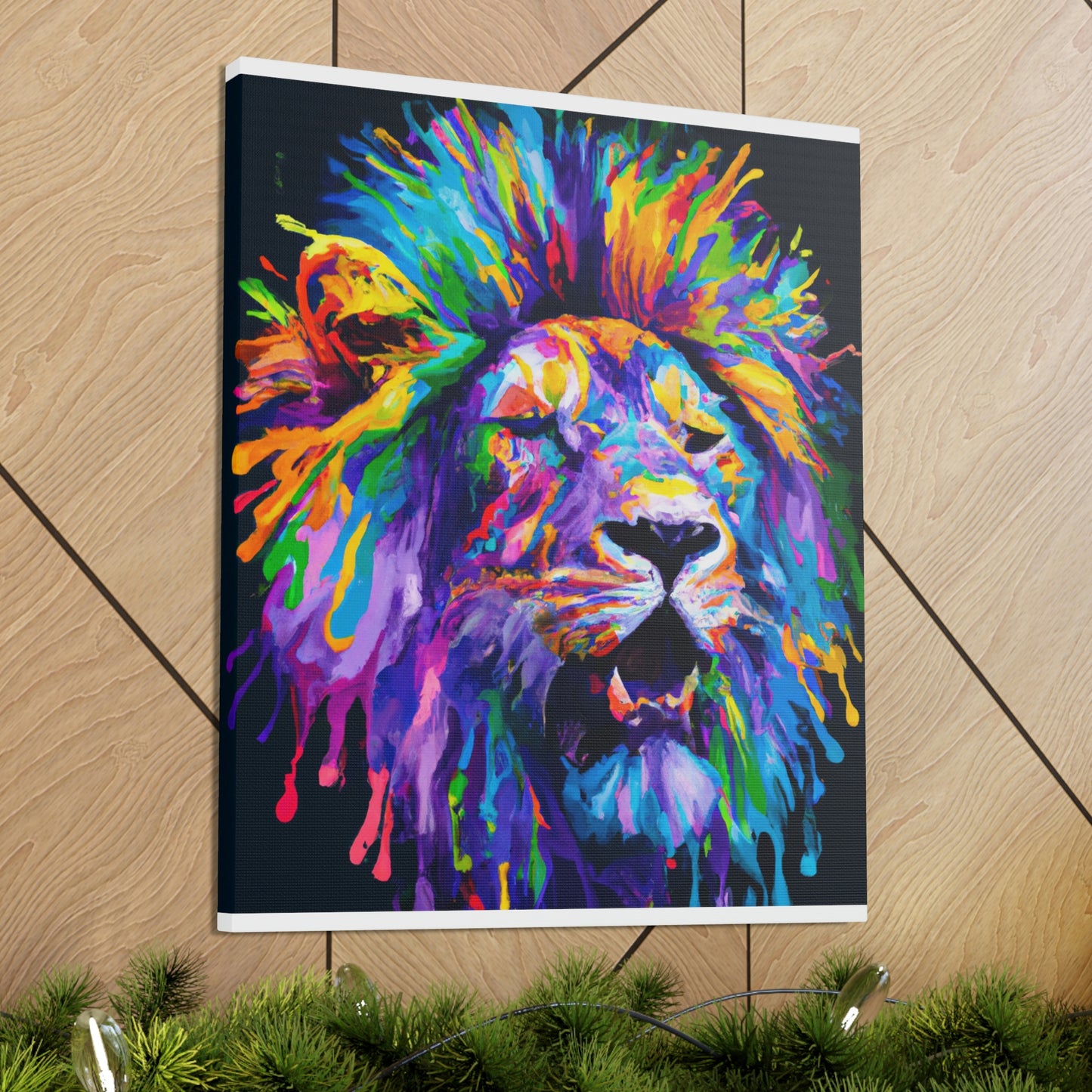 Lion Prismatic - Canvas
