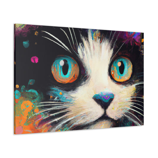 Feline Flourish. - Canvas