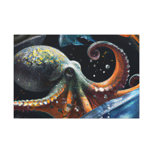 Oceanic Coral Scene - Canvas