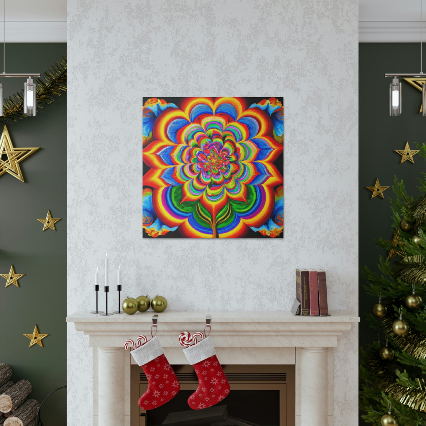 "Vibrant Blooms" - Canvas