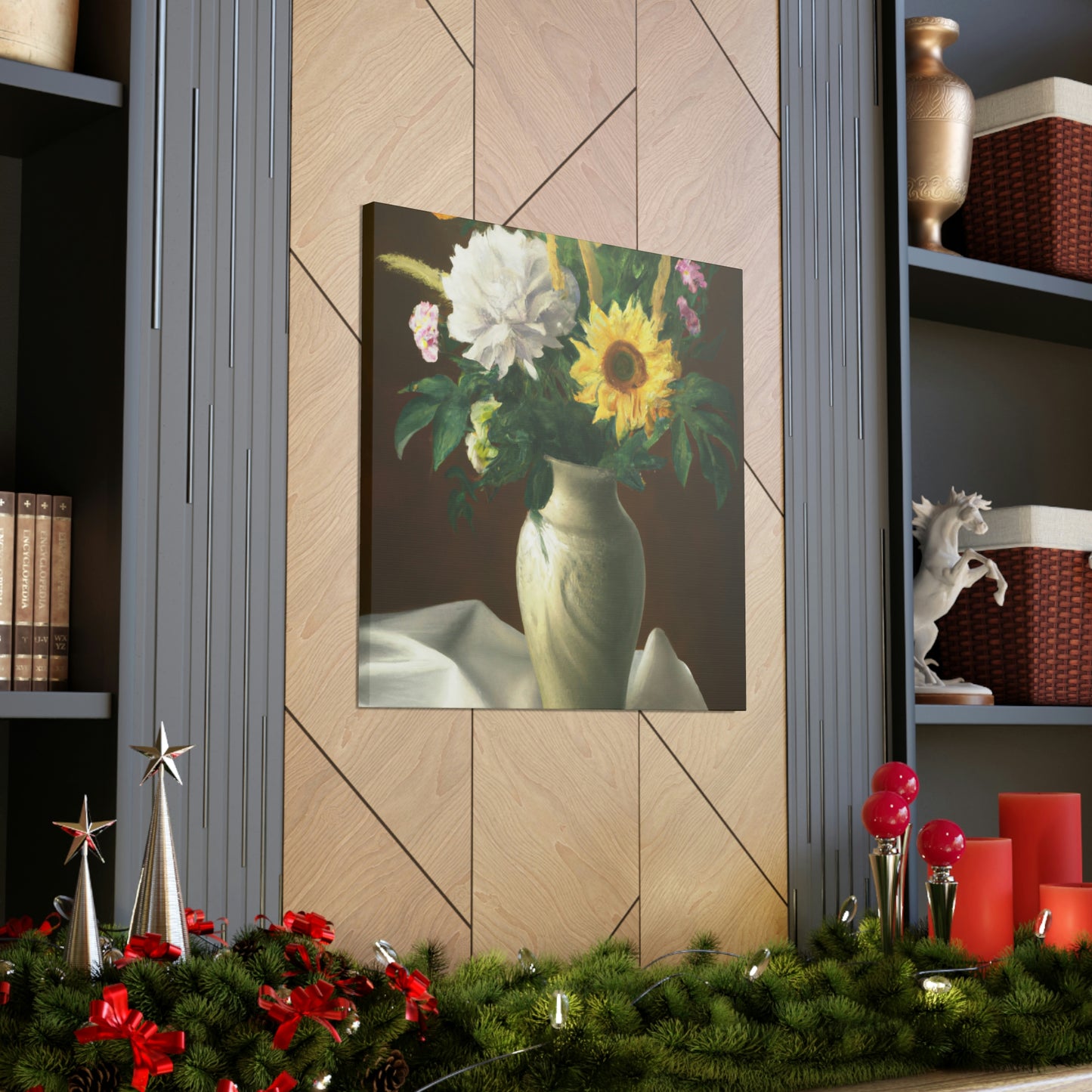 Floral Essence Glow. - Canvas