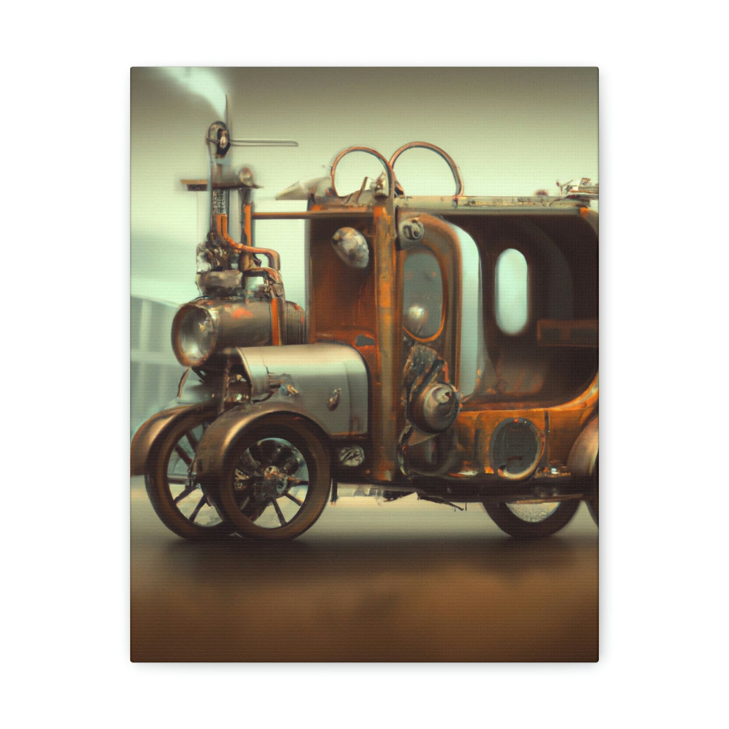Steampunk Ride. - Canvas