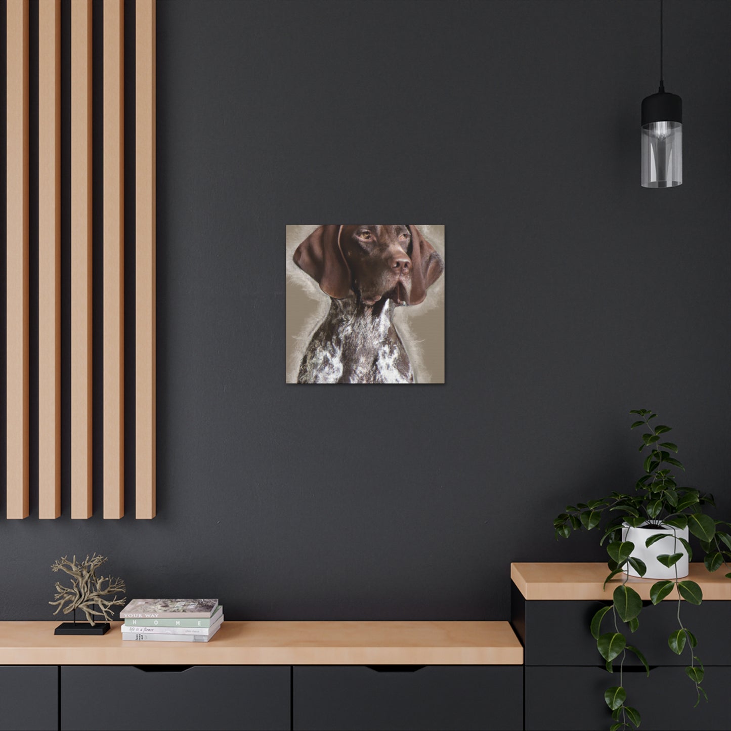 Pointer Posh. - Canvas