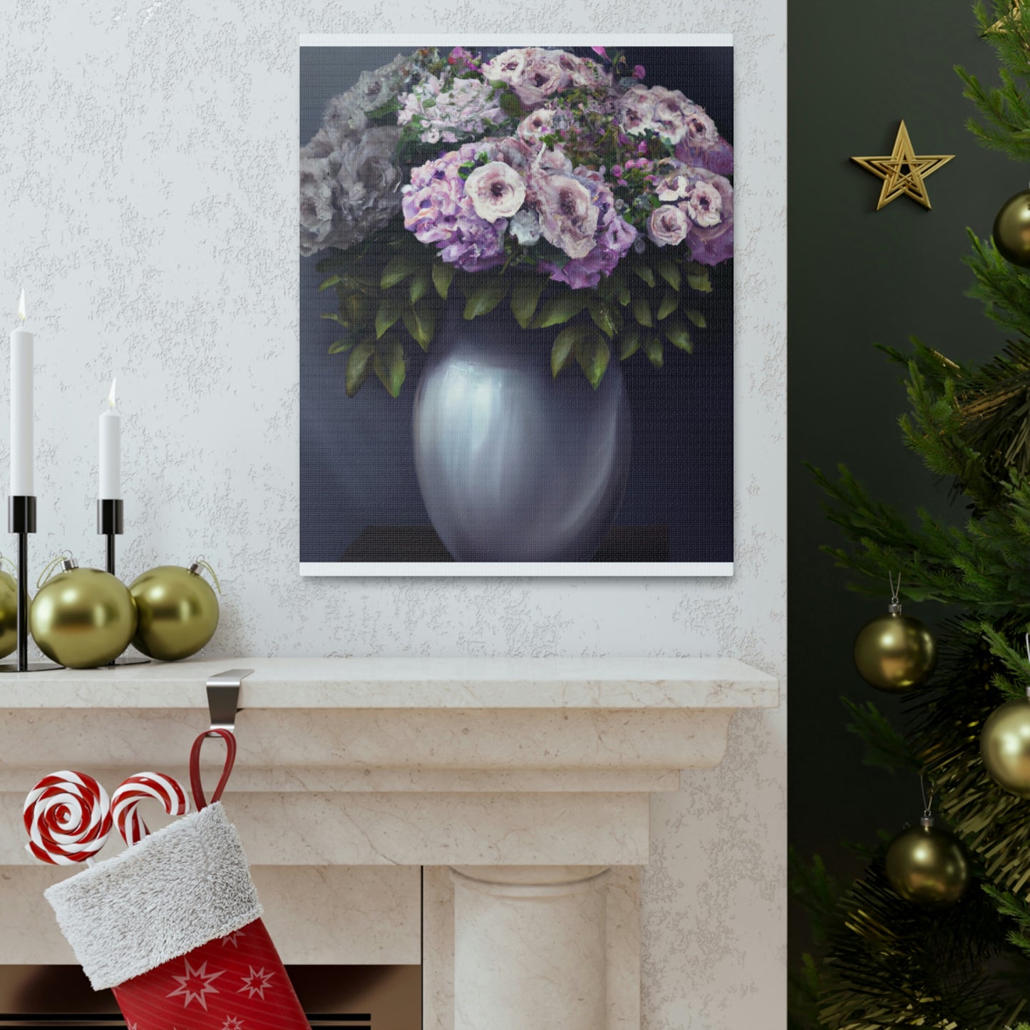 "Floral Perfection Detail" - Canvas