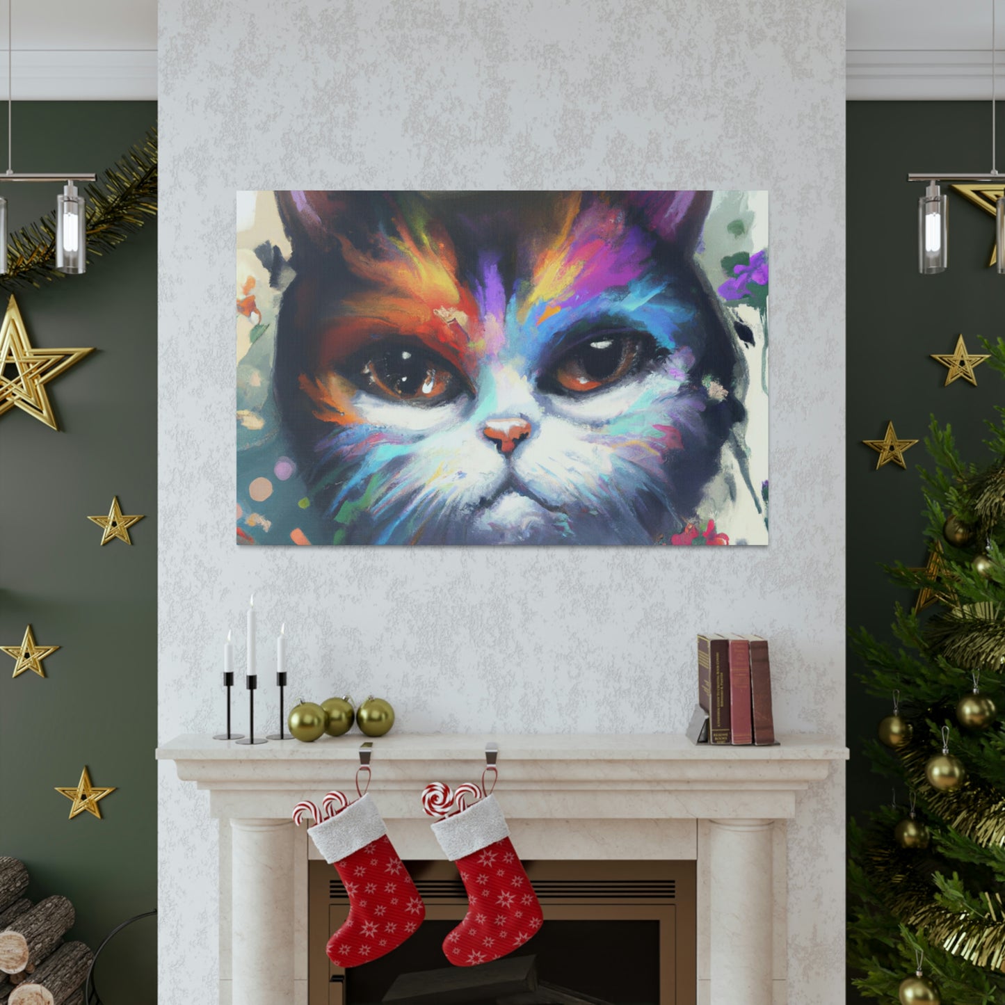 "Dream Cat." - Canvas