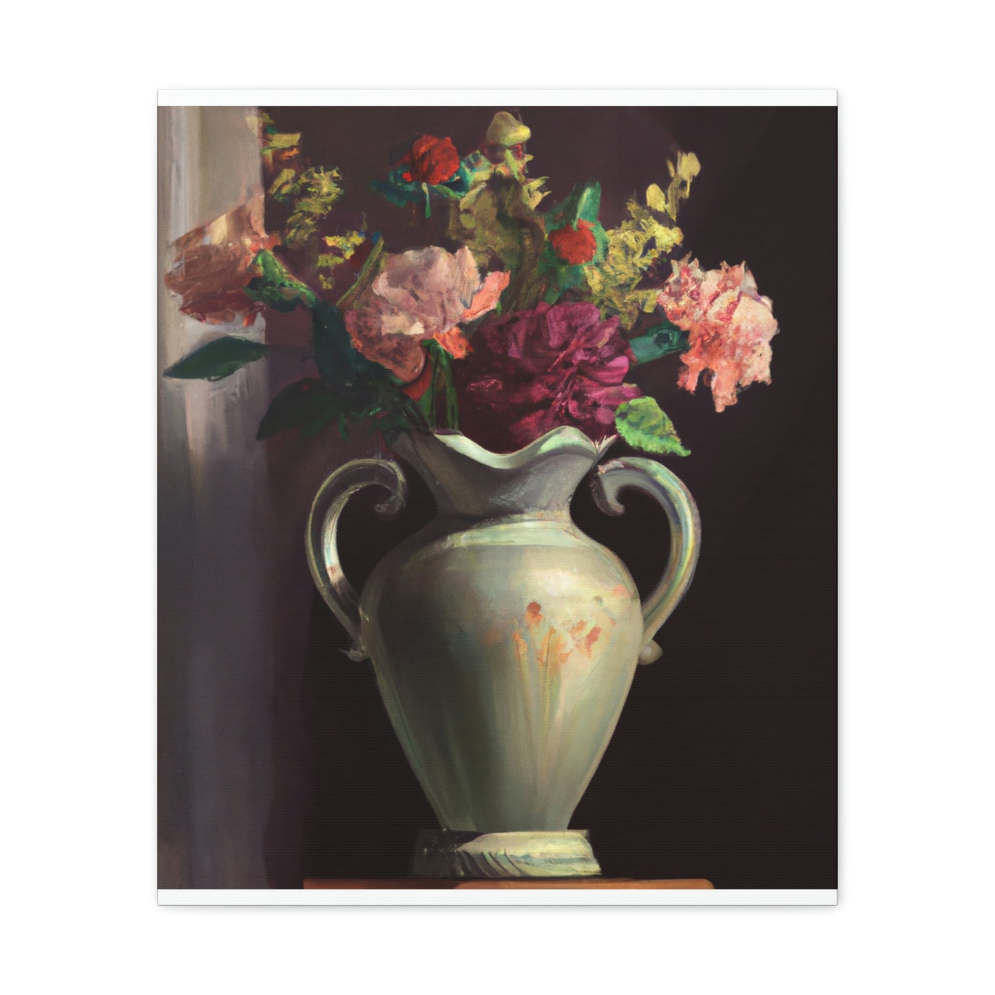 Vase Petal Splendor - Canvas