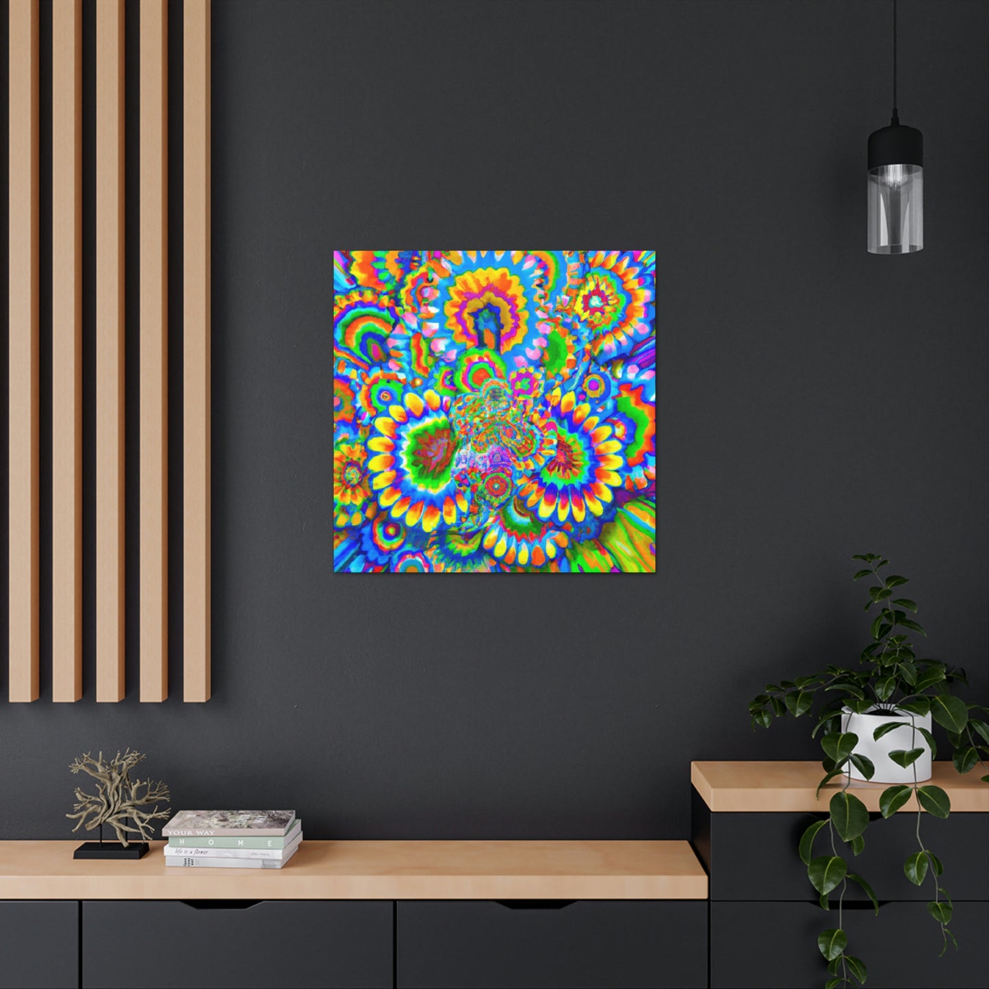 "Trippy Bloom" - Canvas