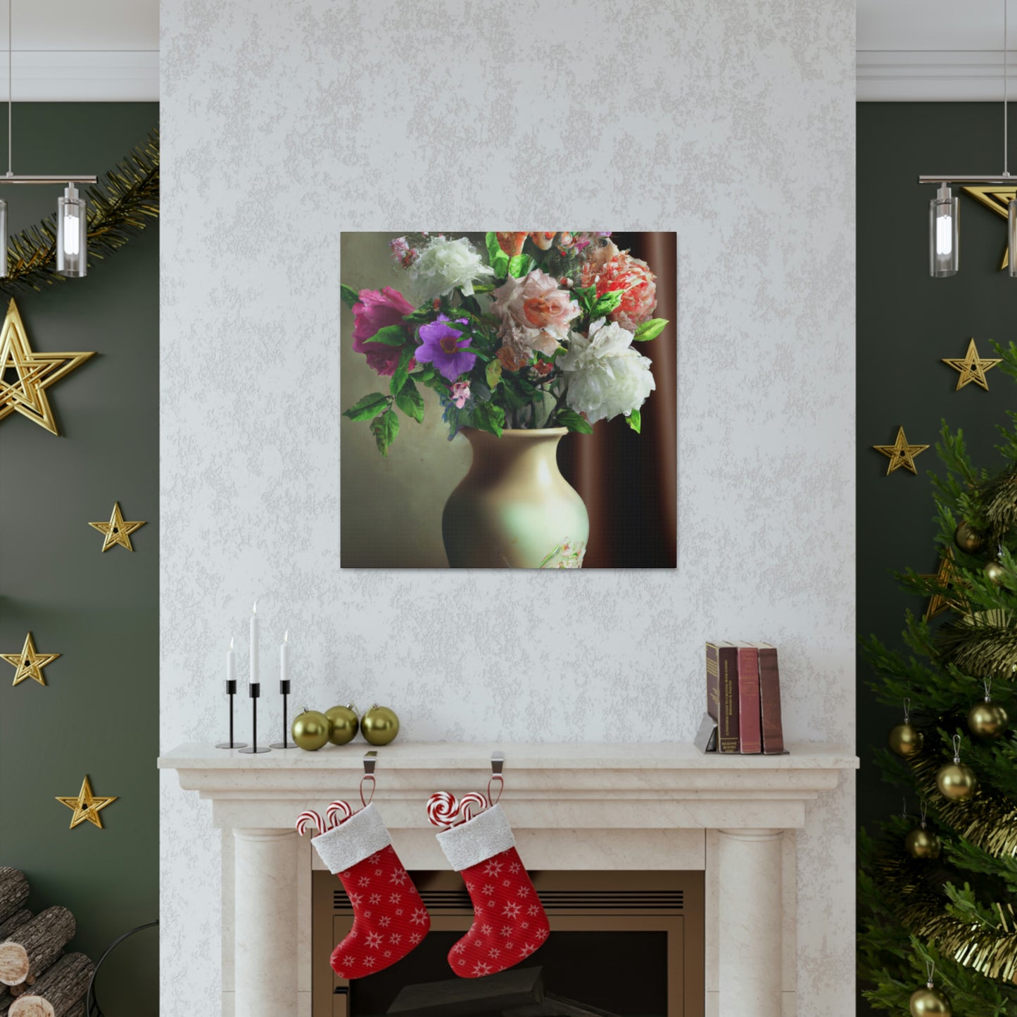 Floral Enchantment. - Canvas