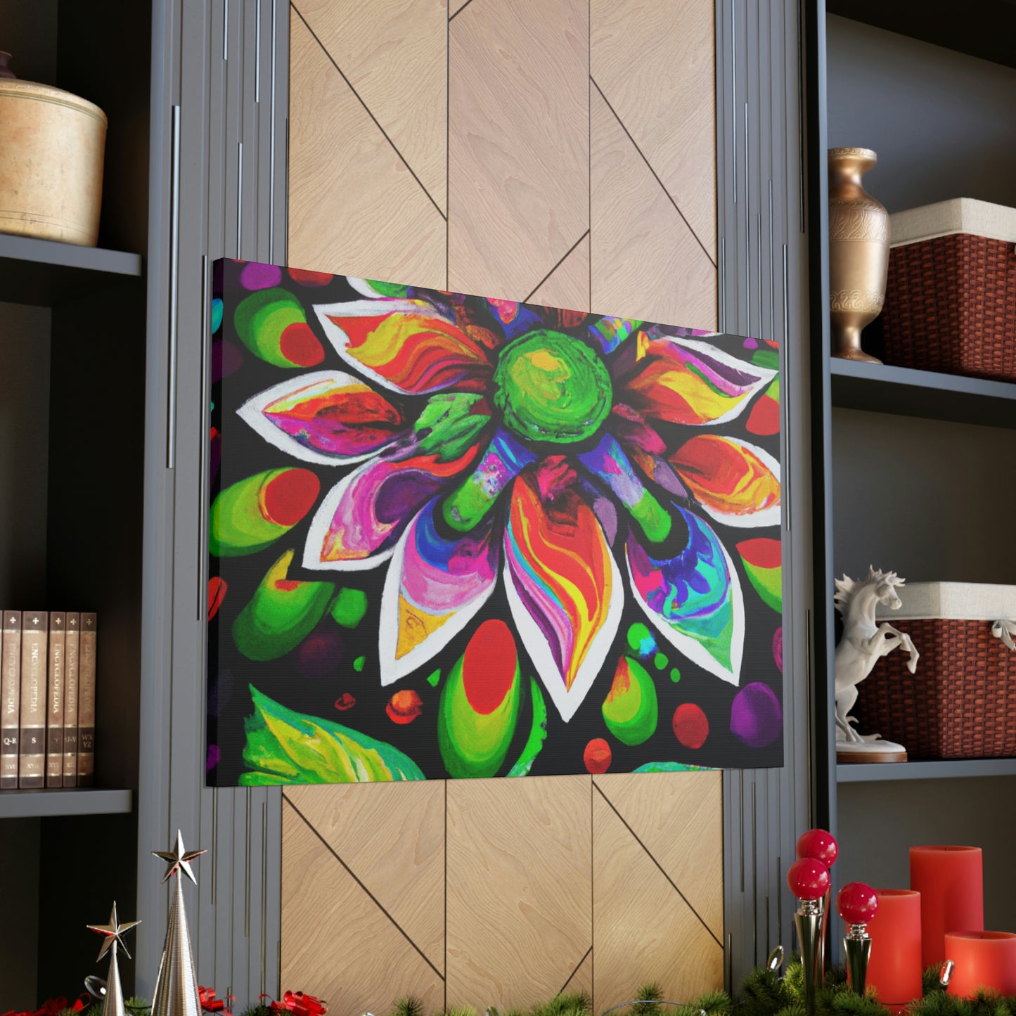 Vibrant Bloom. - Canvas