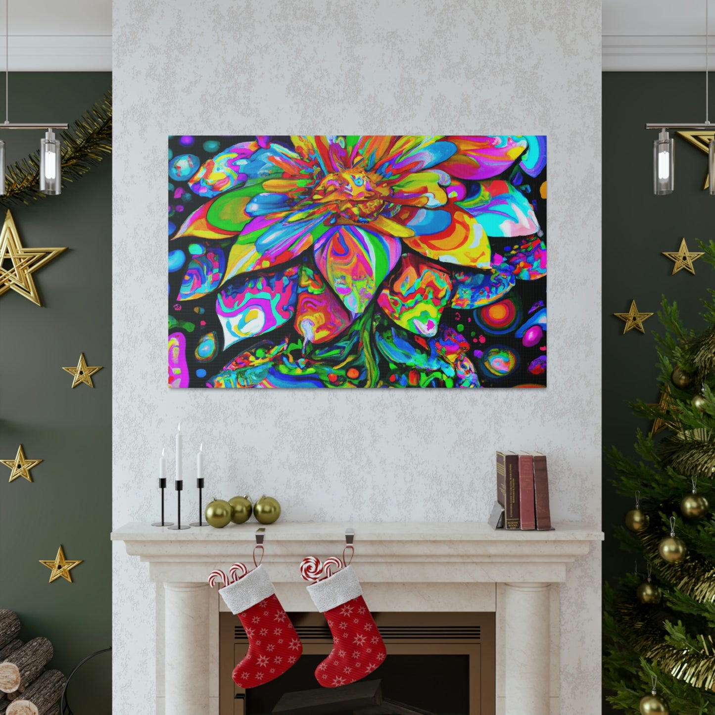 Colorful Joyful Bloom - Canvas
