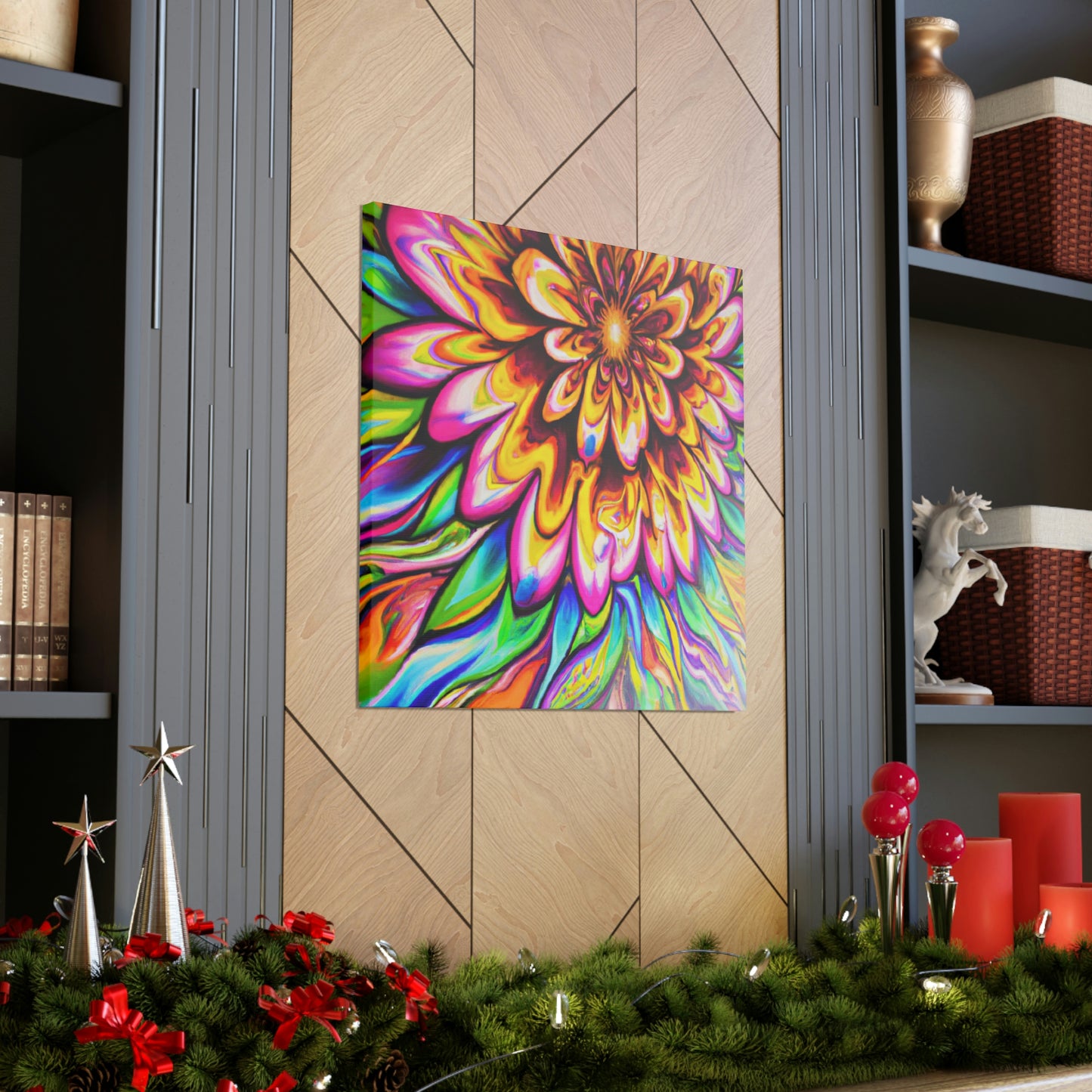 Psychedelic Bloom - Canvas
