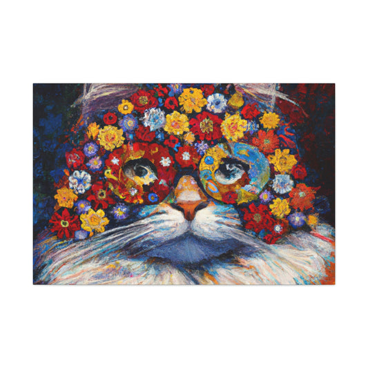 "Feline Vibrance" - Canvas