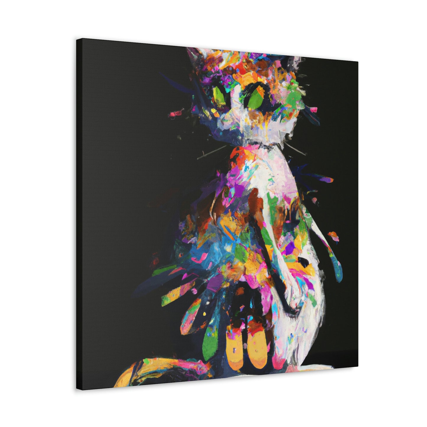 Flower Cat - Canvas