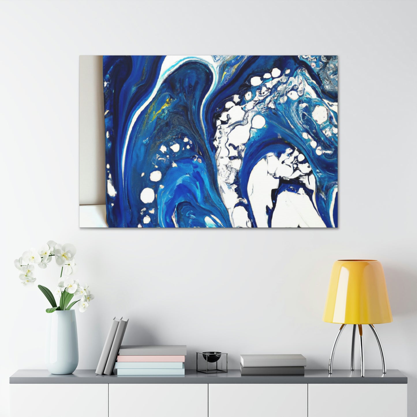 Aqua Drift - Canvas