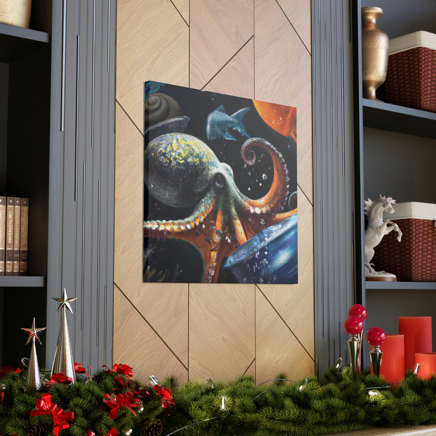 Oceanic Coral Scene - Canvas
