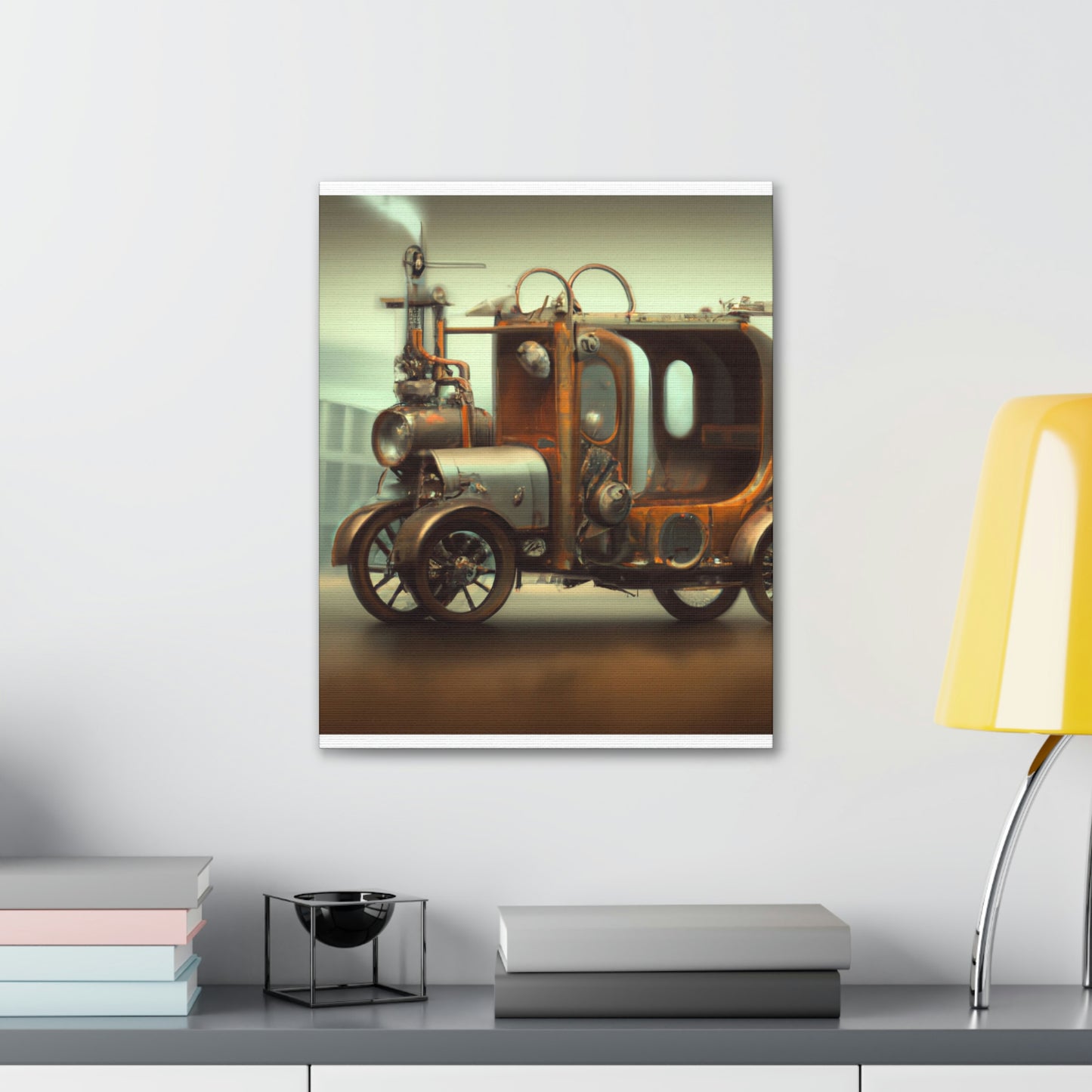 Steampunk Ride. - Canvas