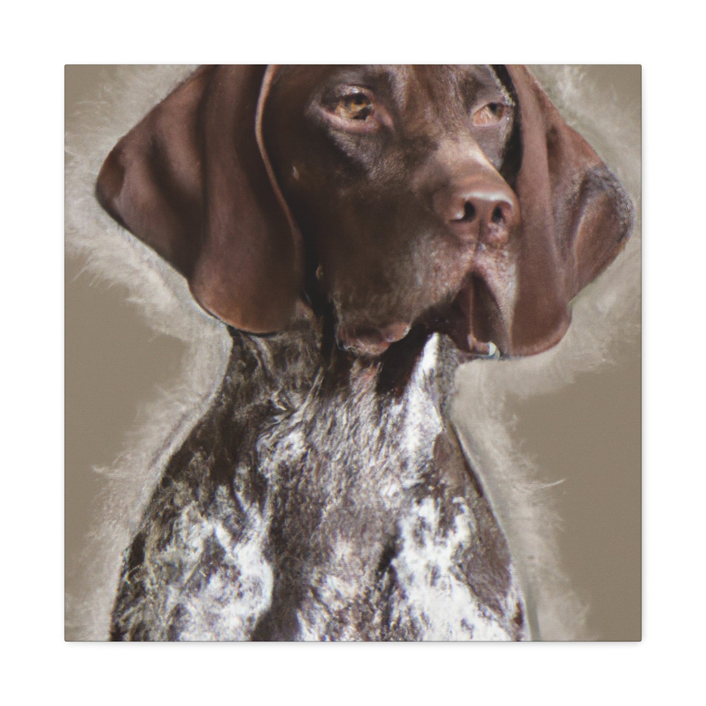 Pointer Posh. - Canvas
