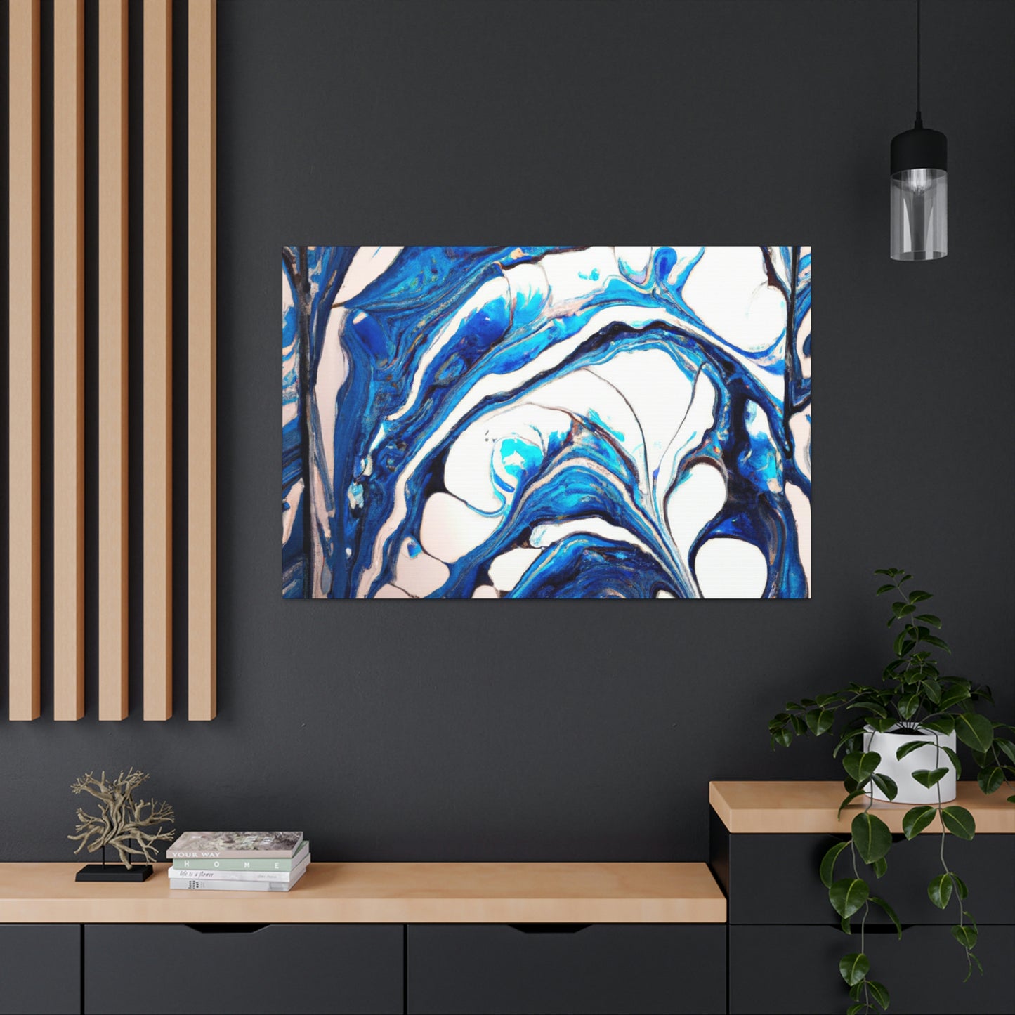 Aqua Splendor. - Canvas