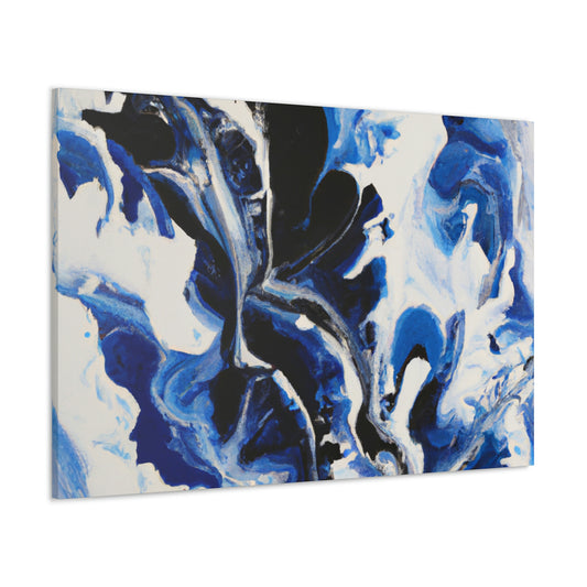 "Blue Bloom" - Canvas