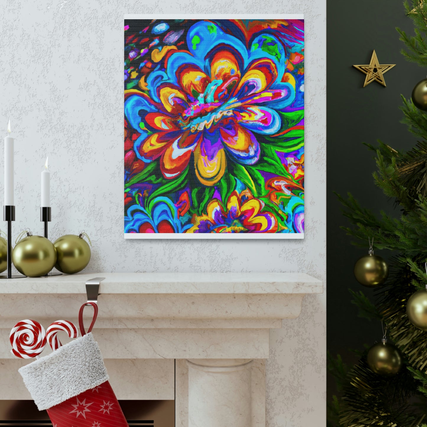 Fantasy Flora. - Canvas