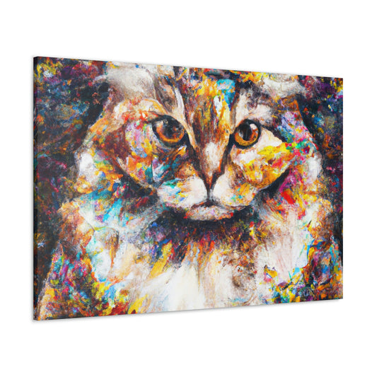 Flower Cat - Canvas