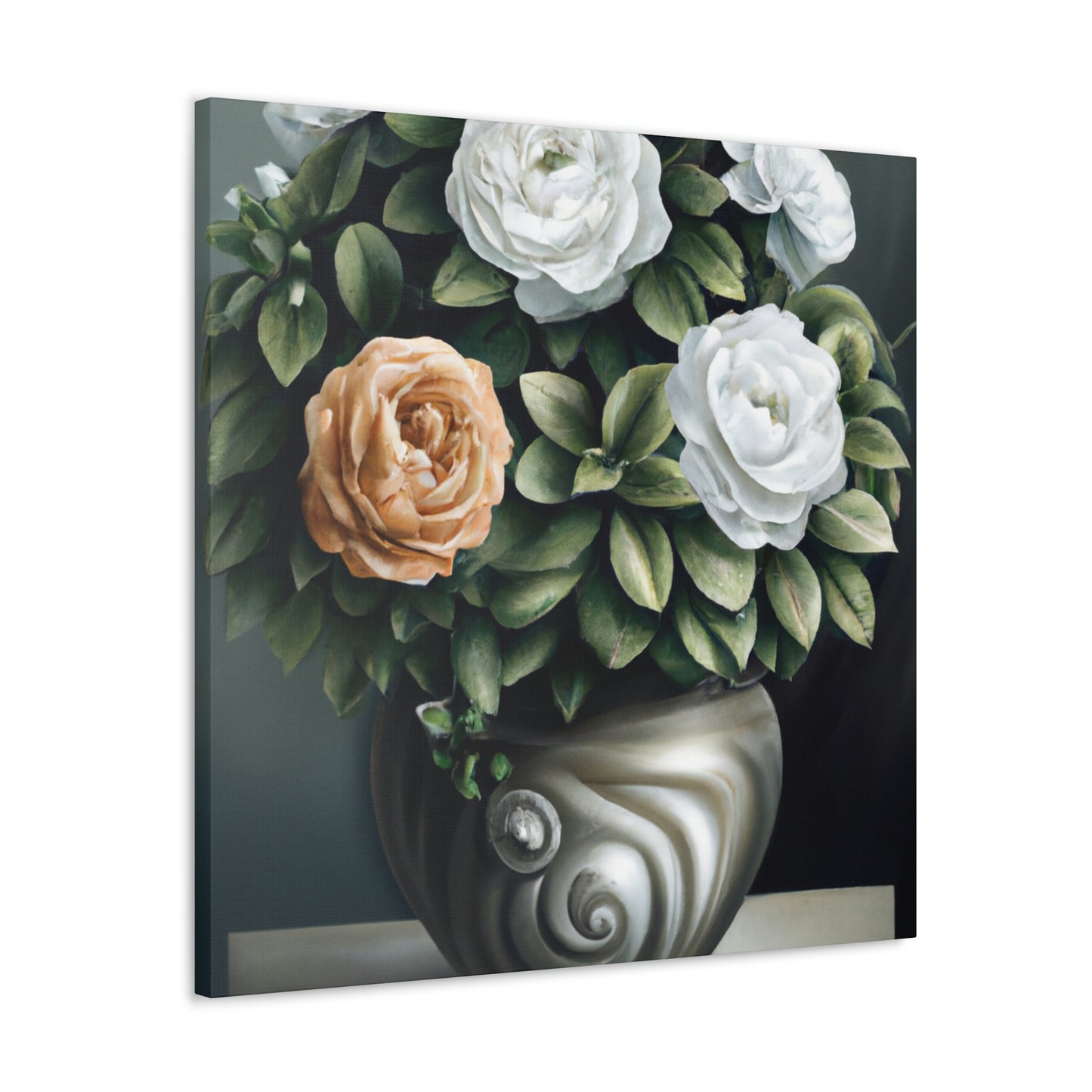 Glowing Floral Splendor. - Canvas