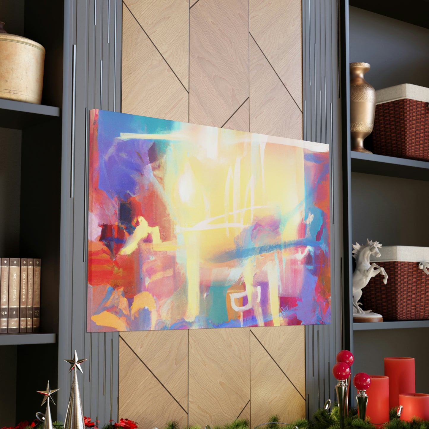 Cosmic Bloom. - Canvas