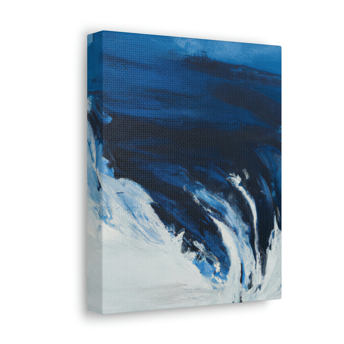 Blue Intricate Flux. - Canvas