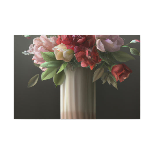 Blossoming Petals Captured - Canvas